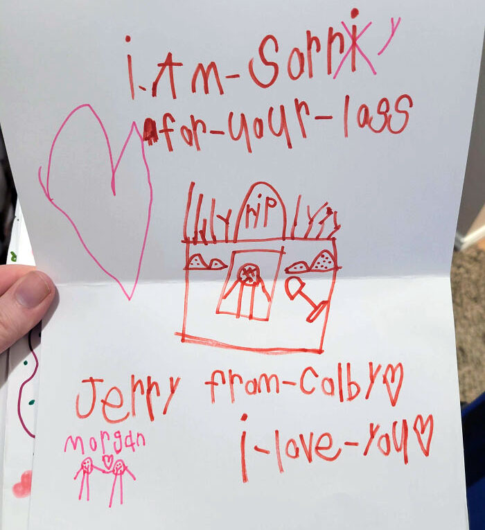 My Brother Passed Away And This Sympathy Card From A Little Kid Has Cracked Me Up More Than Is Appropriate