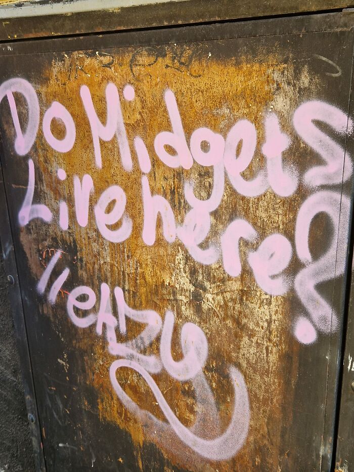 Spotted On A Small Door In Stockholm