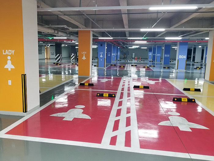 These Gender-Specific Parking Spaces At A Korean Parking Lot. They Are Bigger, Have Better Lighting, And Are Closer To The Cameras