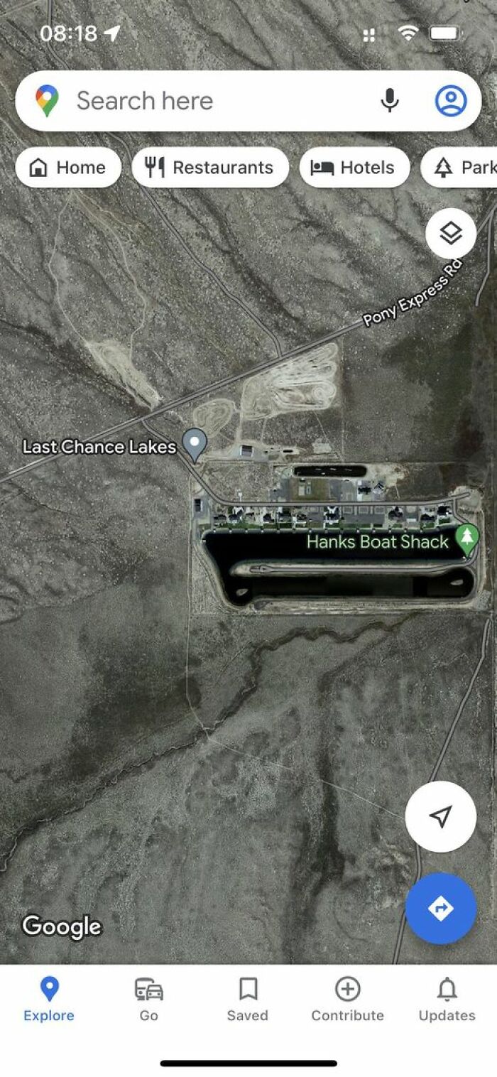 An Entire Lake And Housing Development In The Middle Of Nowhere Utah. Driven By This Many Times On My Way To See The Wild Mustangs