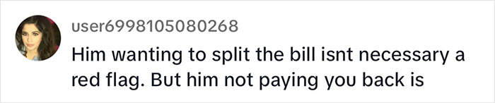 Guy Wants To Split The Bill, Girl Gets "The Ick," Wonders If She's Right