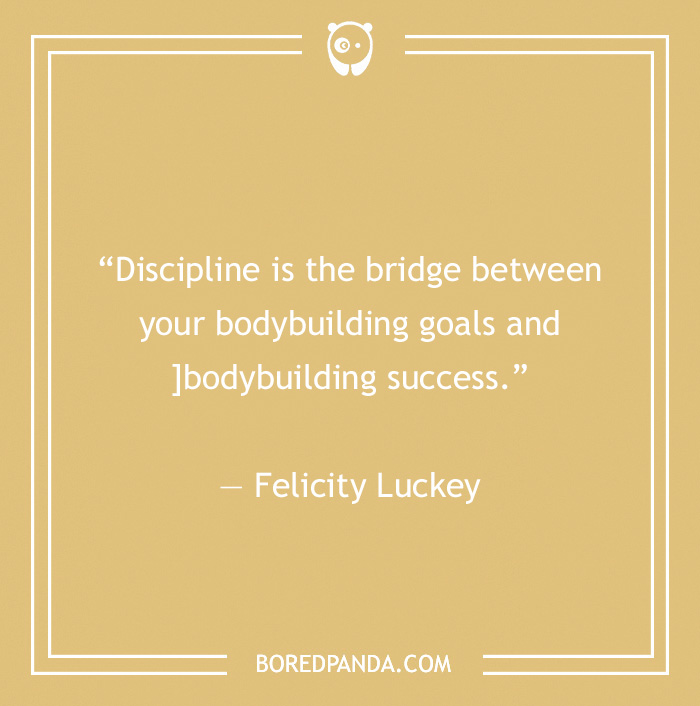 Felicity Luckey quote on discipline - 12