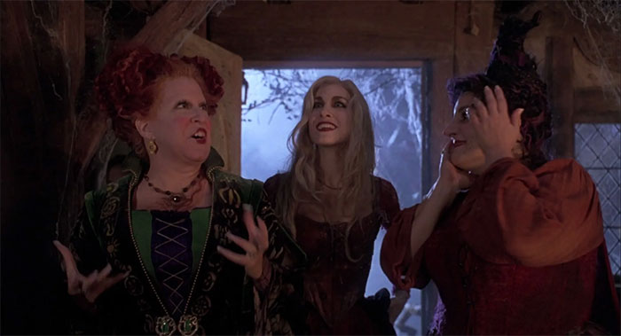 Witches from movie Hocus Pocus