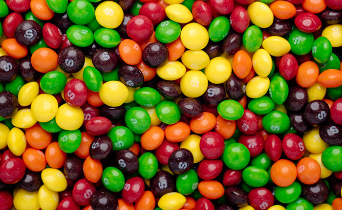 Colorful Skittles