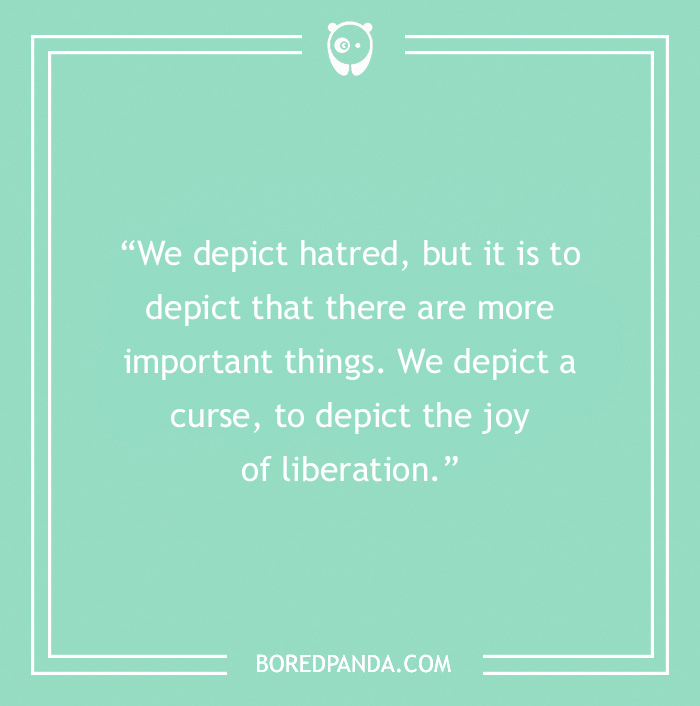 Hayao Miyazaki quote on representing something  - 7