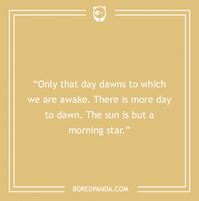 Henry David Thoreau quote on life 