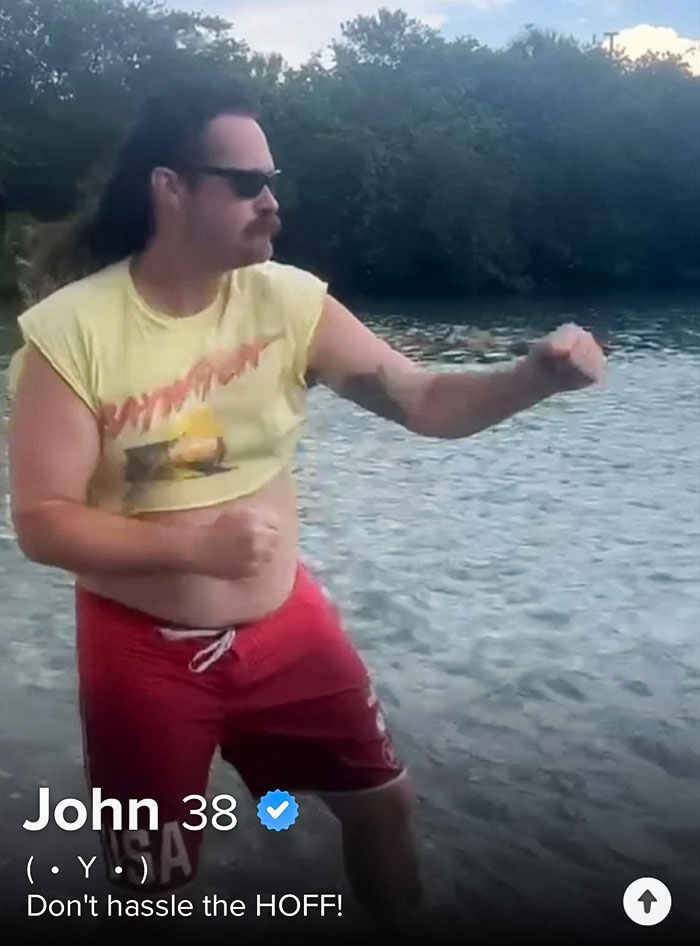 I Don't Think This Guy Will Be On Tinder For Long