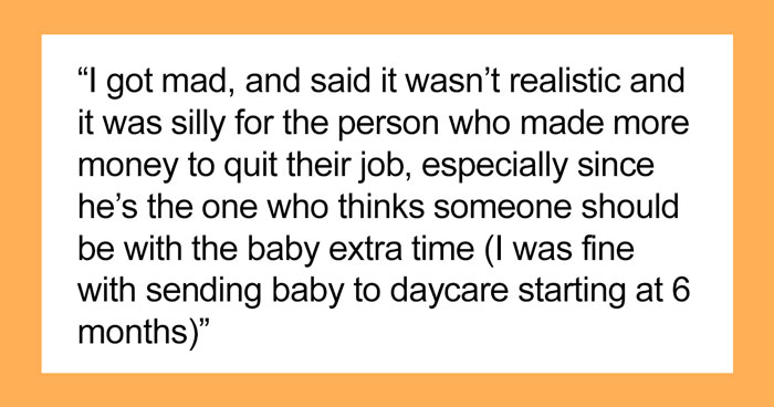 Pregnant Woman Gives Spouse A Wake-Up Call Over His Idea Of Her Being A Stay-At-Home Mom