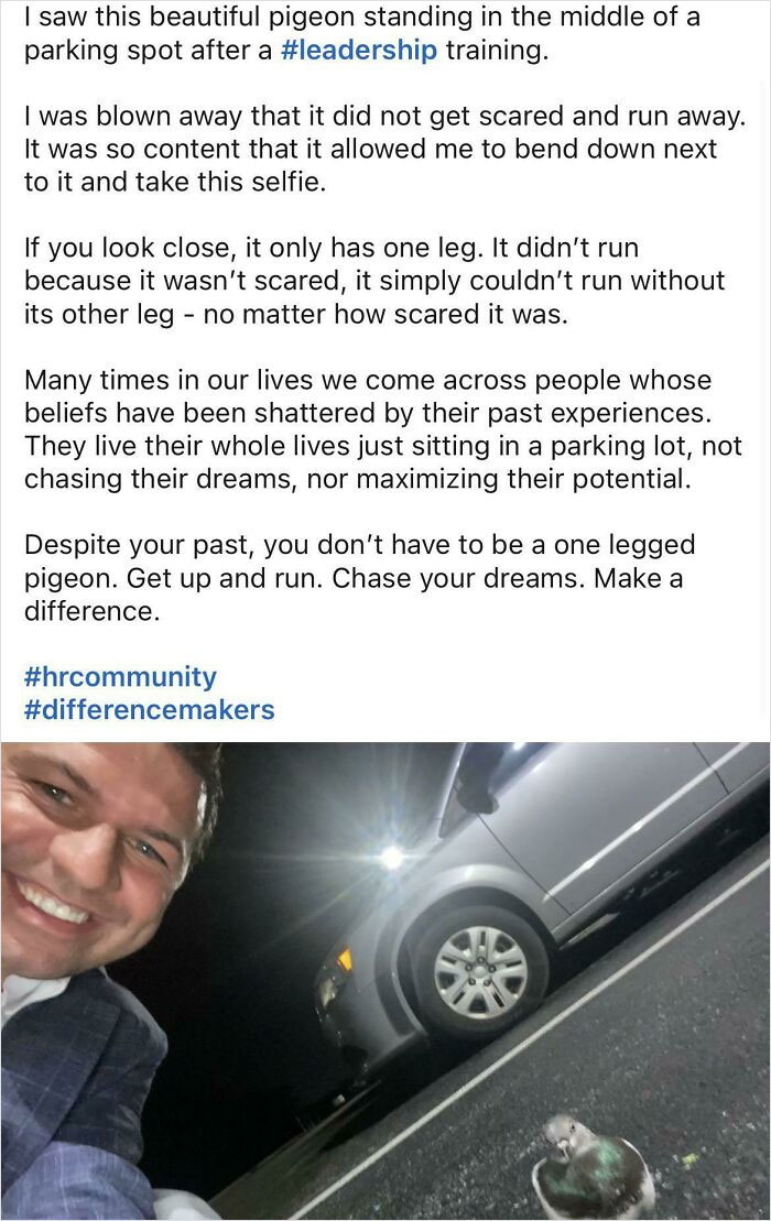 Run, You One Legged Pigeon. Run