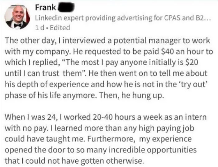 Smh At All These Spoiled People Not Willing To Work For Half Their Market Worth For No Reason Smh