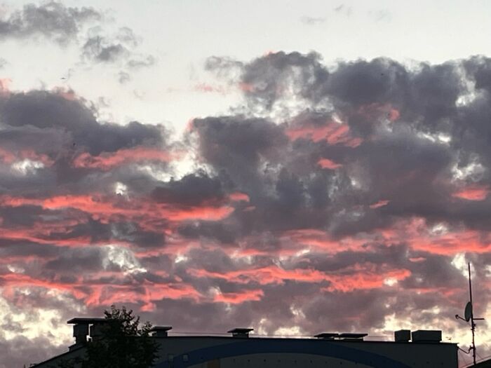 Just Some Red Clouds