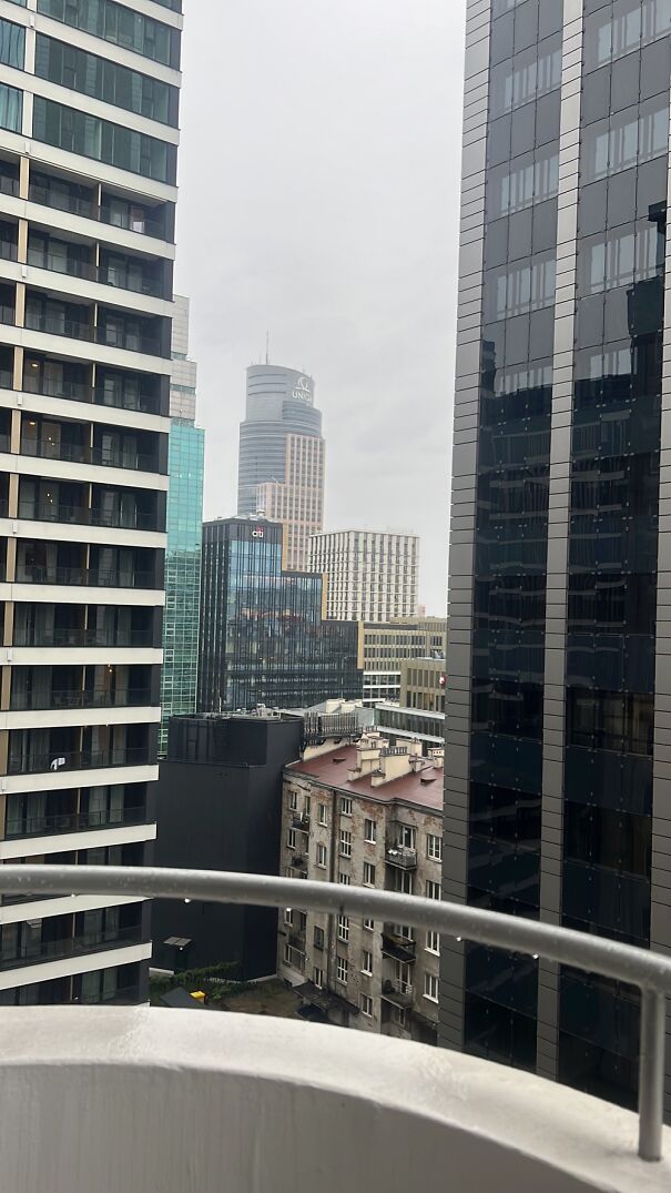 Warsaw From An Apartment On The 20th Floor