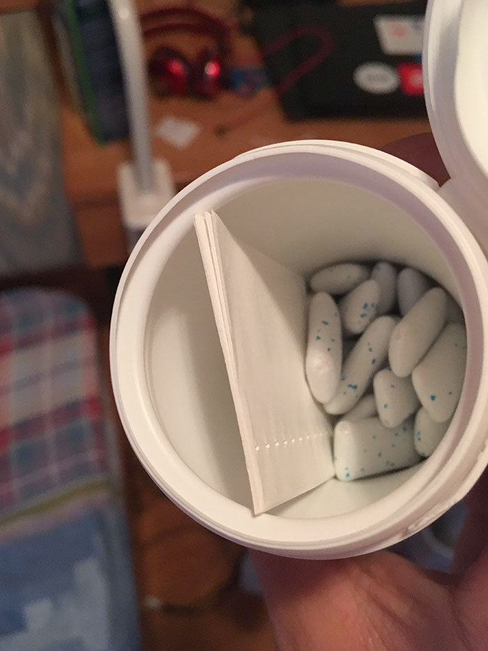 The Gum I Bought In Hong Kong Comes With Paper To Wrap Your Gum In After You're Done Chewing It