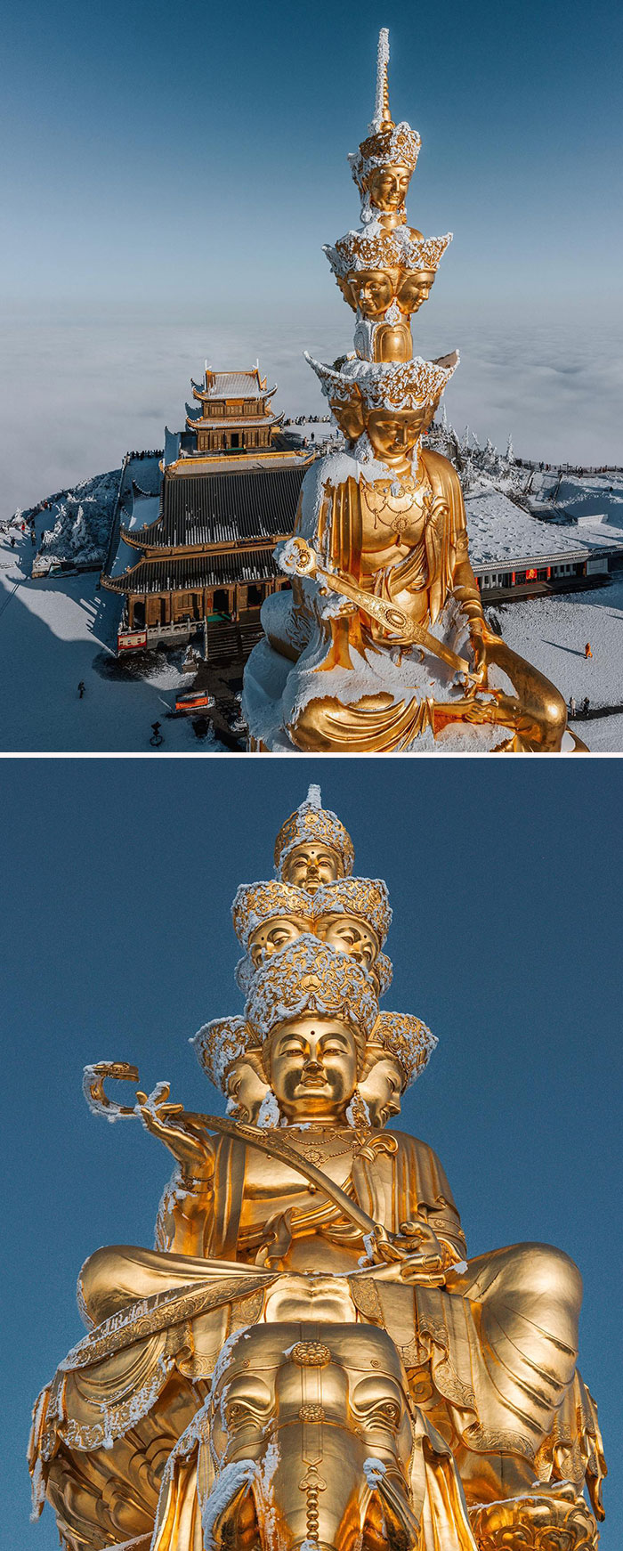 Mountain Emei Above Clouds