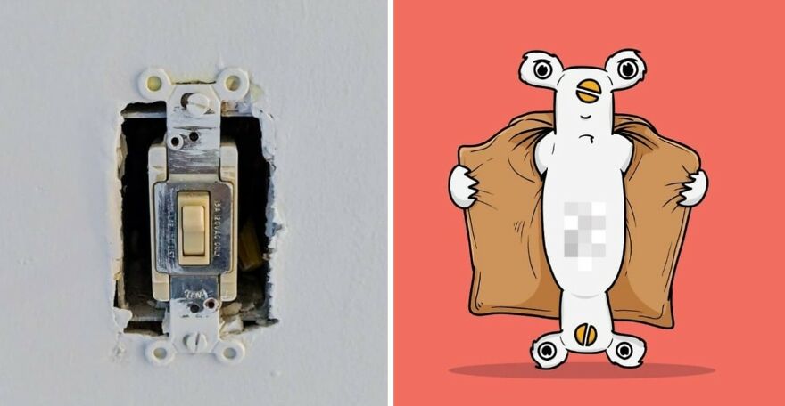 This Artist Sees Faces In Everything And Turns Them Into Fun Illustrations ( 20 New Pics) Interview