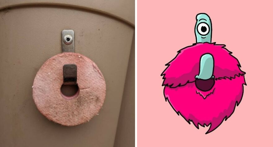 This Artist Sees Faces In Everything And Turns Them Into Fun Illustrations ( 20 New Pics) Interview