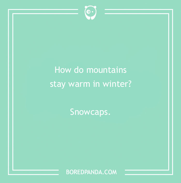 Jokes for teens about mountain