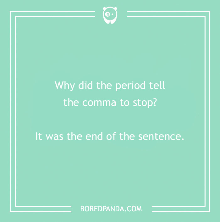 Jokes for teens about period