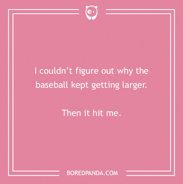 Jokes for teens about baseball