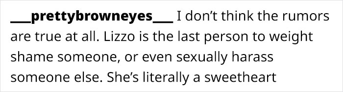 “My Soul Is Crushed”: Fans React As Lizzo Accused Of Harassment And Weight-Shaming “My Soul Is Crushed”: Fans React As Lizzo Accused Of Harassment And Weight-Shaming