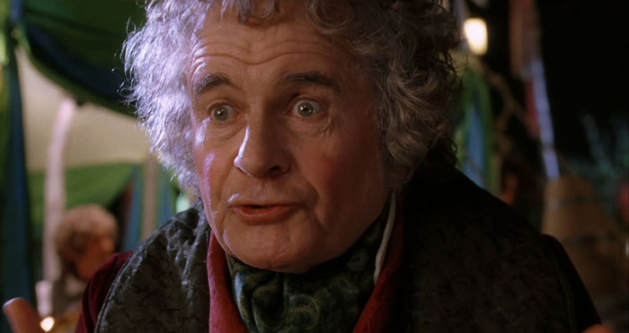 Bilbo Baggins speaking
