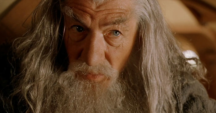 Gandalf speaking 