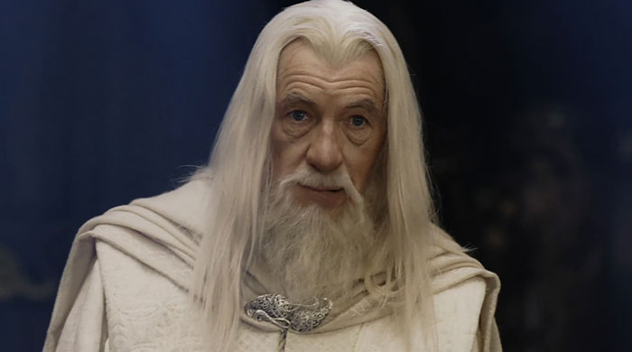 Gandalf staring