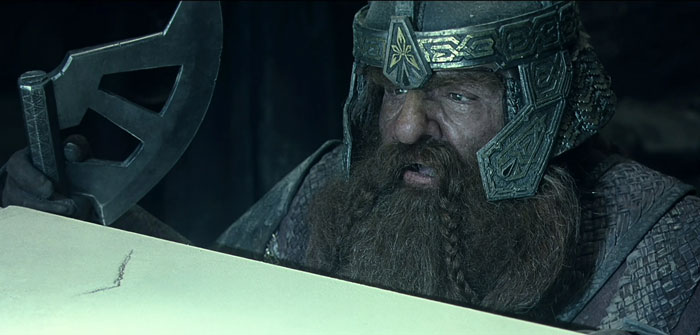 Gimli speaking