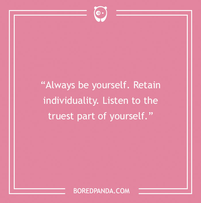 Marilyn Monroe Quote About Being Yourself 