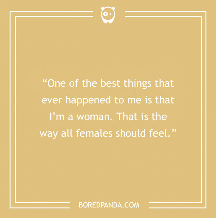 Marilyn Monroe Quote About Being Proud To Be A Woman 