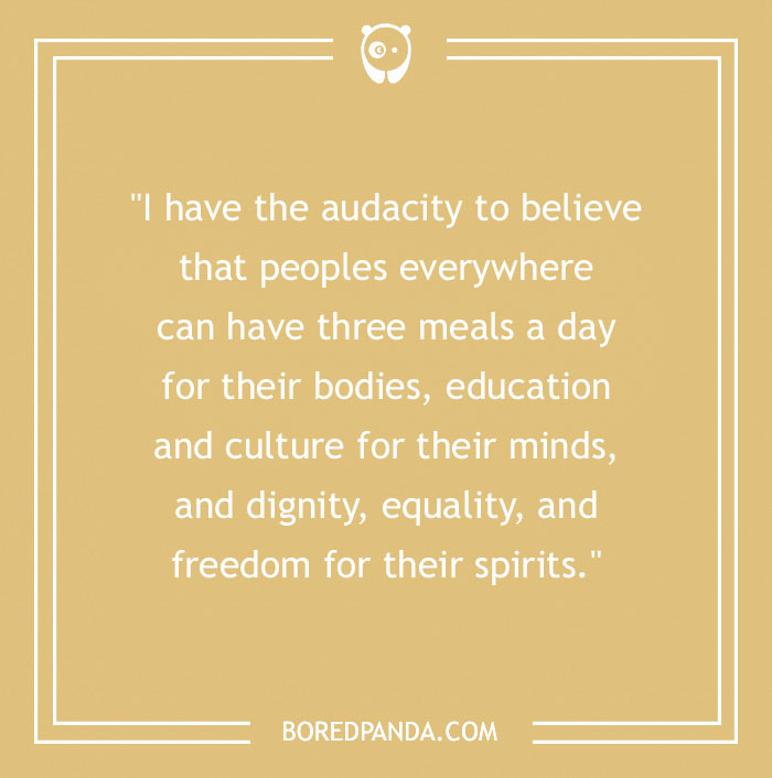 Martin Luther King Quote About The Equality In The World 