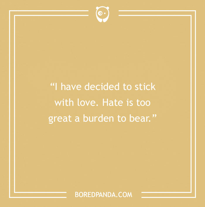 Martin Luther King Quote About Hate And Love 