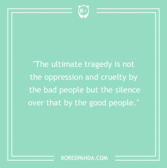 Martin Luther King Quote Silent People 