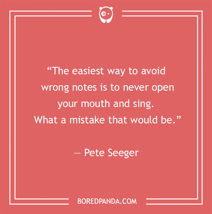 Pete Seeger quote about music