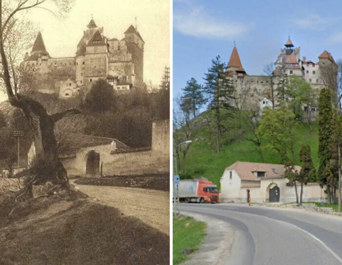 El castillo Bran en Rumanía, años 20 y 2022