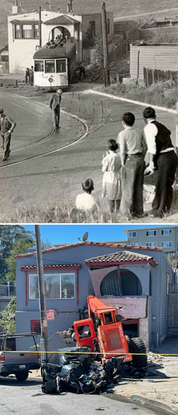 Casa desafortunada en San Francisco, 1936 y 2022