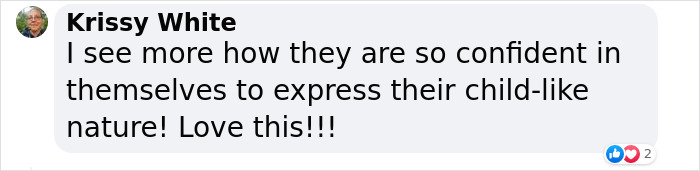 Comment praising high school seniors for confidently wearing kindergarten backpacks. Comment praising high school seniors for confidently wearing kindergarten backpacks.