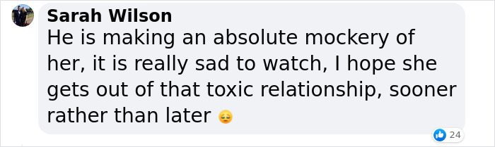 Comment about Kanye West's new wife Bianca Censori's revealing outfit and their relationship.