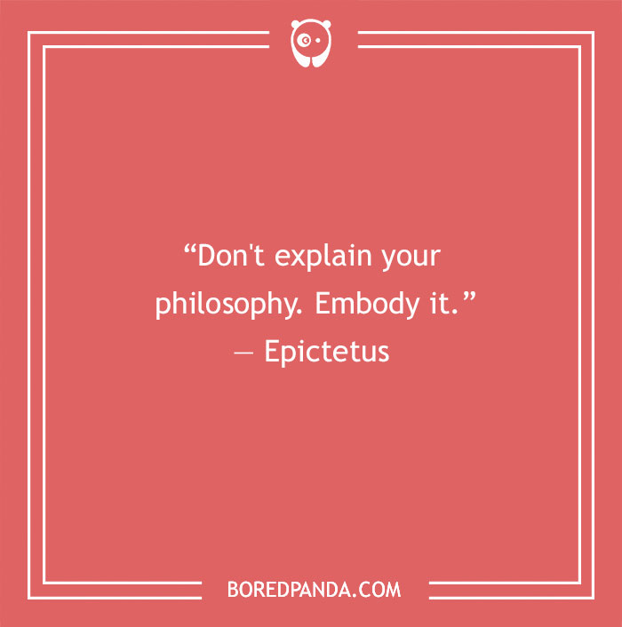 Epictetus quote on philosophy