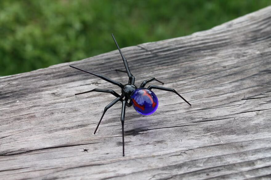 I Made A Spider Figurine: Across The Glass-Verse