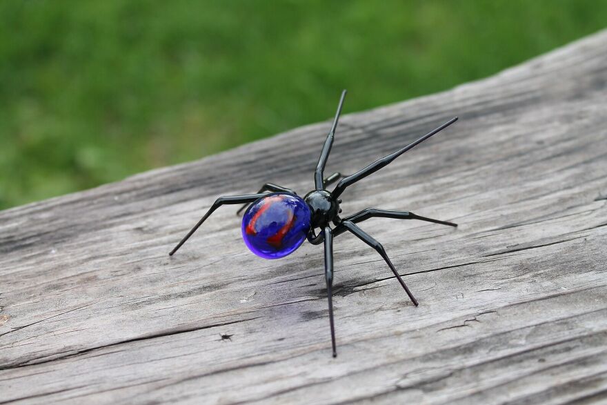 I Made A Spider Figurine: Across The Glass-Verse