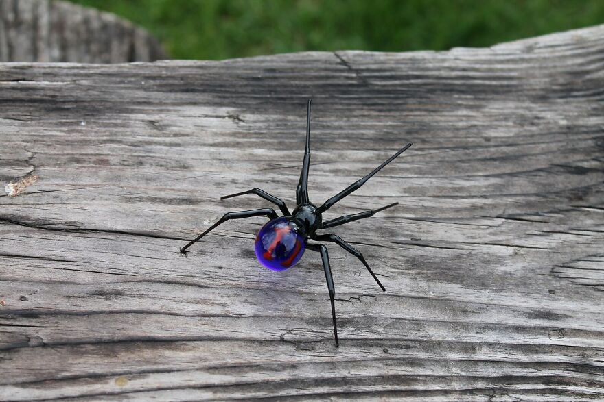 I Made A Spider Figurine: Across The Glass-Verse