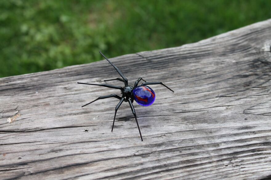 I Made A Spider Figurine: Across The Glass-Verse