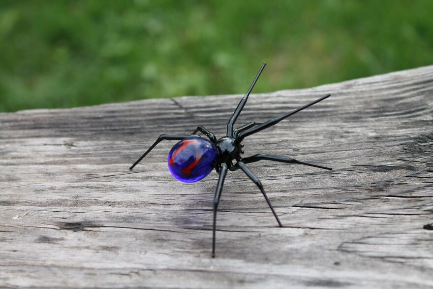 I Made A Spider Figurine: Across The Glass-Verse