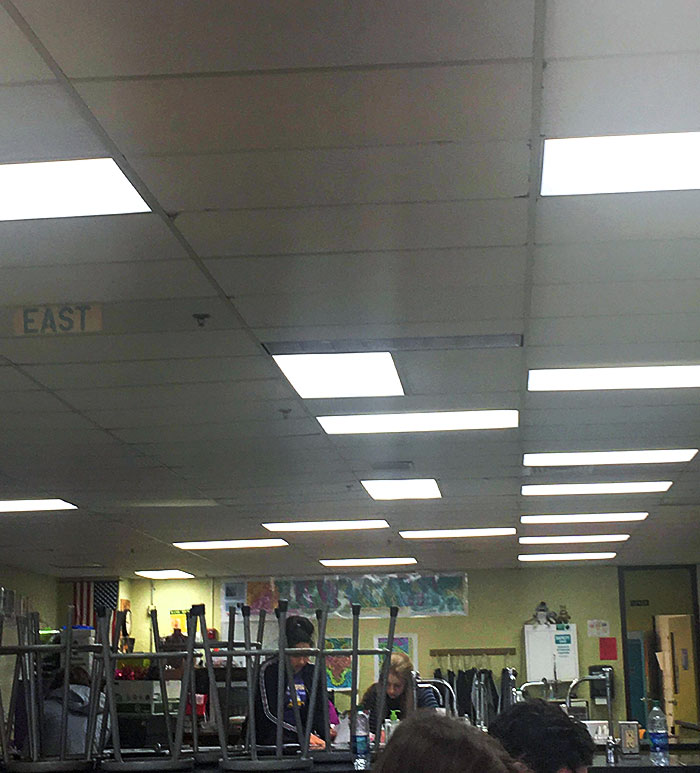My High School Science Department Lights