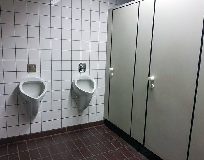 Imagine Walking Out Of That Cabin, And There's A Guy Doing His Business Right In Front Of You, Blocking Your Way. So You Have To Wait There Until He Is Done, And You Can Pass