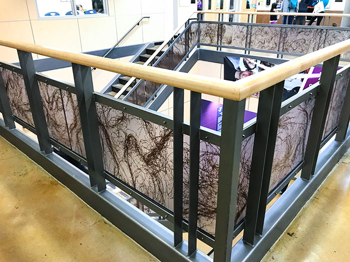 Hair-Themed Handrails