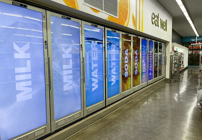 I Went To Walgreens, And All The Drinks Are Like This. You Can Wave Your Hand To See Pictures Of The Drinks In Each Case, But You Would Know What's Sold Out Once You Open It