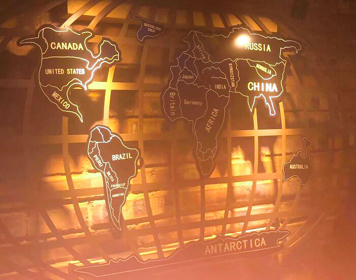 This Map I Found At A Local Bar