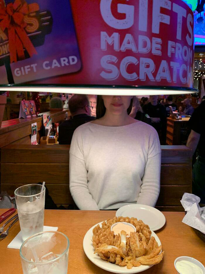 I Love Not Being Able To See The Person I'm Eating Dinner With